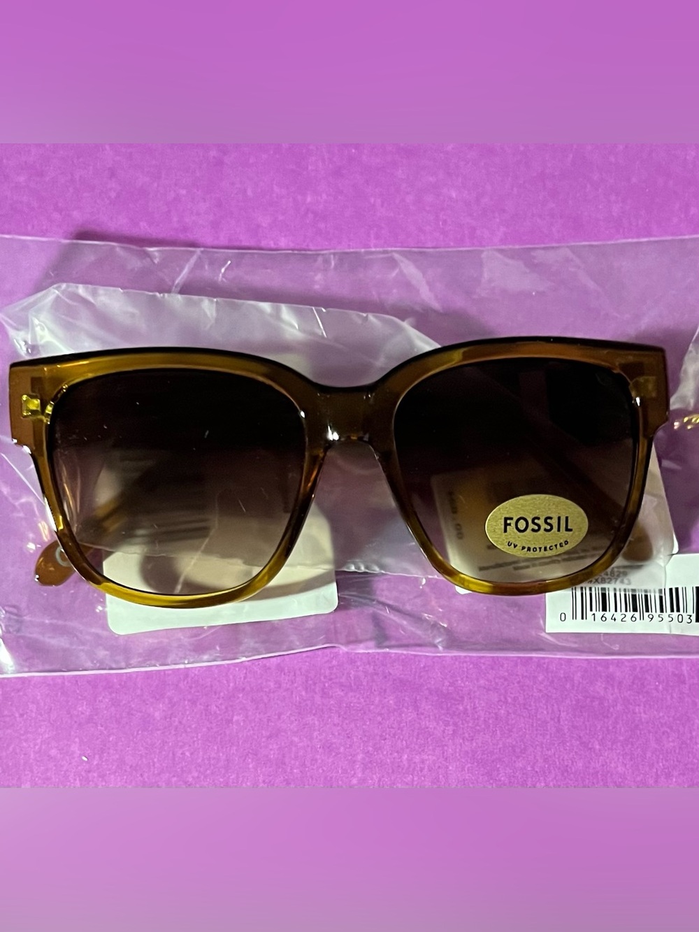 FOSSIL - Women's - Tortoiseshell Brown - Gradient - Sunglasses